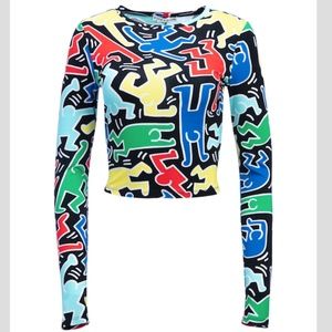NEW! Alice + Olivia x Keith Haring Top